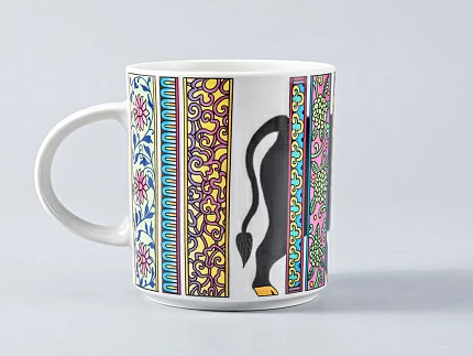 Кружка форма Стандарт рисунок Черный бык, арт. 80.99933.00.1