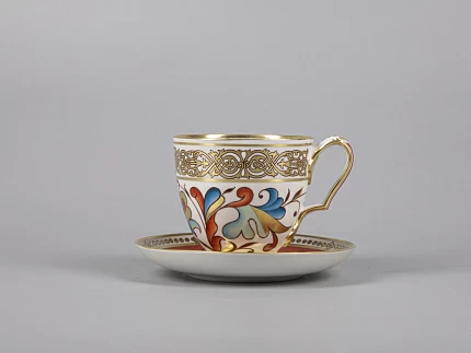 Сервиз чайный форма Александр III рисунок Русский, 6 персон 15 предметов арт. 81.30144.00.1