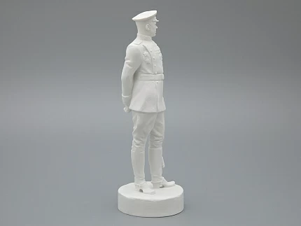 Скульптура Маршал Рокоссовский К.К., в подарочной упаковке, Белый бисквит, арт. 81.33455.00.1