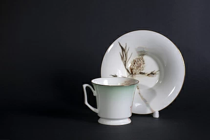 Чашка с блюдцем Татьянин день на форме Юлия, рисунок 2