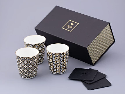 Подарочный набор стаканов форма Цилиндрический, рисунок Elegant Prizma, арт. 81.31736.00.1 Подарочный набор стаканов форма Цилиндрический, рисунок Elegant Prizma, арт. 81.31736.00.1