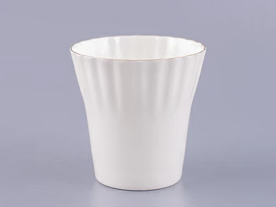 Чашка с блюдцем кофейная 175 мл форма Одуванчик рисунок Золотой кантик  арт. 81.13552.00.1