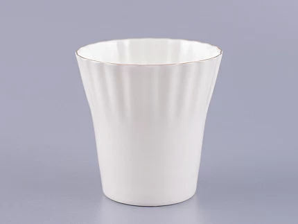 Чашка с блюдцем кофейная 175 мл форма Одуванчик рисунок Золотой кантик  арт. 81.13552.00.1