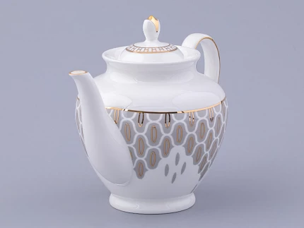 Чайник заварочный, рисунок Саламандра Грей, форма Весенняя 2, арт 80.44696.00.1 Чайник заварочный, рисунок Саламандра Грей, форма Весенняя 2, арт 80.44696.00.1