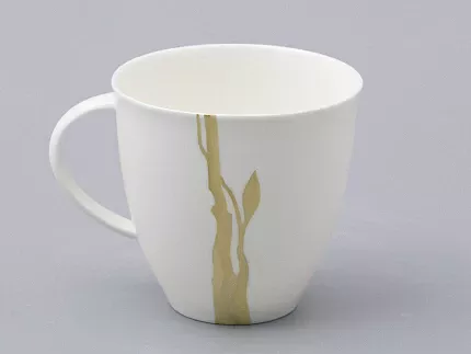 Чашка с блюдцем чайная форма Оливия рисунок Лидия арт. 81.31431.00.1