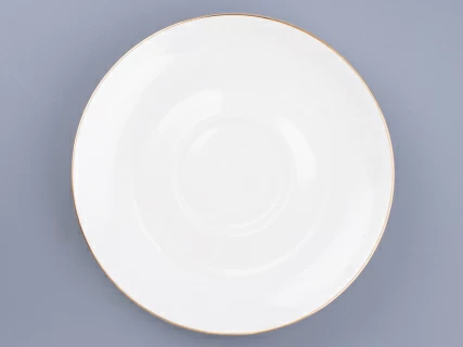 Чашка с блюдцем чайная 300 мл форма Купольная рисунок Золотая лента арт. 81.16430.00.1, 