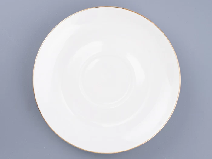 Чашка с блюдцем чайная 300 мл форма Купольная рисунок Золотая лента арт. 81.16430.00.1, 