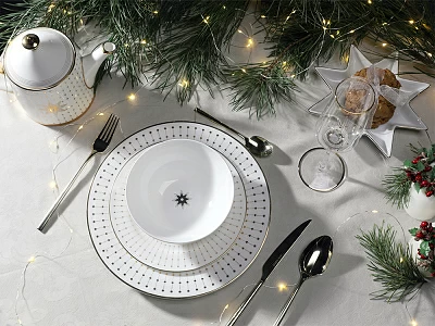 Тарелка плоская 200 мм форма Стандартная 2 рисунок Азур золотой арт. 80.93401.00.1