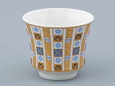 Чашка с блюдцем чайная форма Банкетная рисунок Кронштадт, арт. 81.32241.00.1