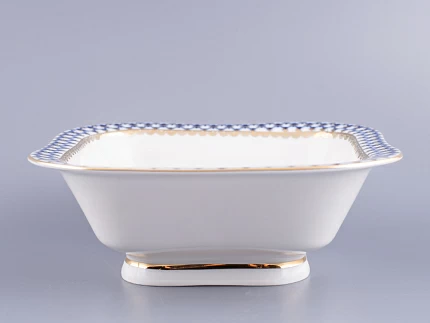 Салатник однопорционный квадратный Молодежная Кобальтовая сетка арт. 80.06934.00.1