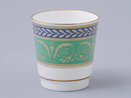 Подарочный набор стопки и икорница рис. Золотой арт. 81.30556.00.1