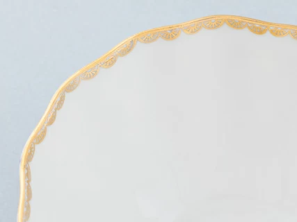 Салатник 500 мл, форма Тюльпан, рисунок Кобальтовая сетка, арт 80.44497.00.1, 