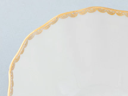 Салатник 500 мл, форма Тюльпан, рисунок Кобальтовая сетка, арт 80.44497.00.1