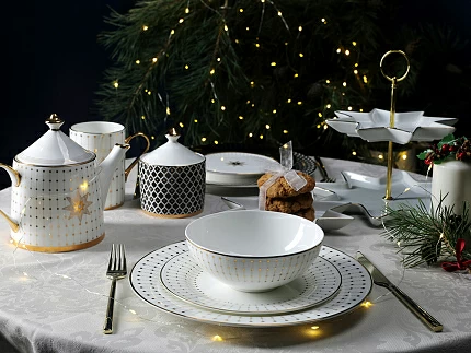 Тарелка плоская 270 мм форма Стандартная рисунок Азур золотой, артикул 80.49793.00.1