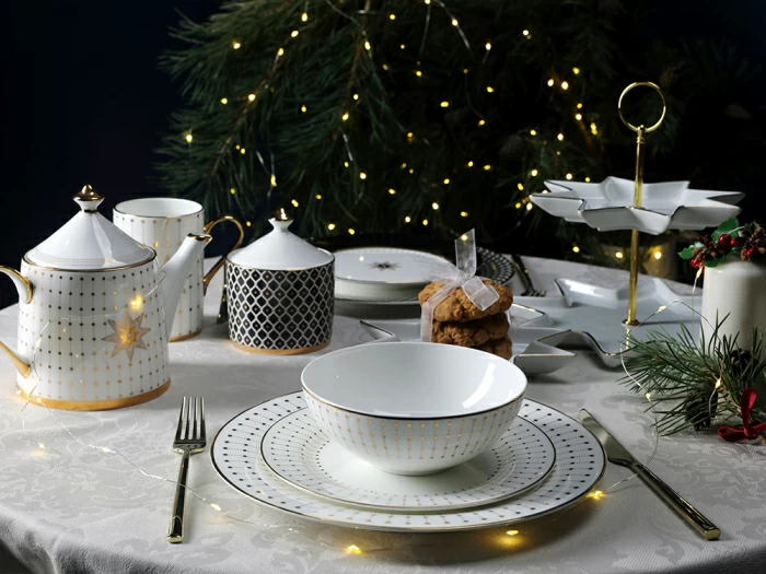 Тарелка плоская 270 мм форма Стандартная рисунок Азур золотой, артикул 80.49793.00.1, 