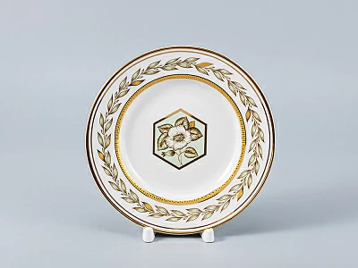 Сервиз чайный форма Гербовая рисунок Нефритовый фон, 6 персон 20 предметов, арт. 81.20900.00.1 Сервиз чайный форма Гербовая рисунок Нефритовый фон, 6 персон 20 предметов, арт. 81.20900.00.1