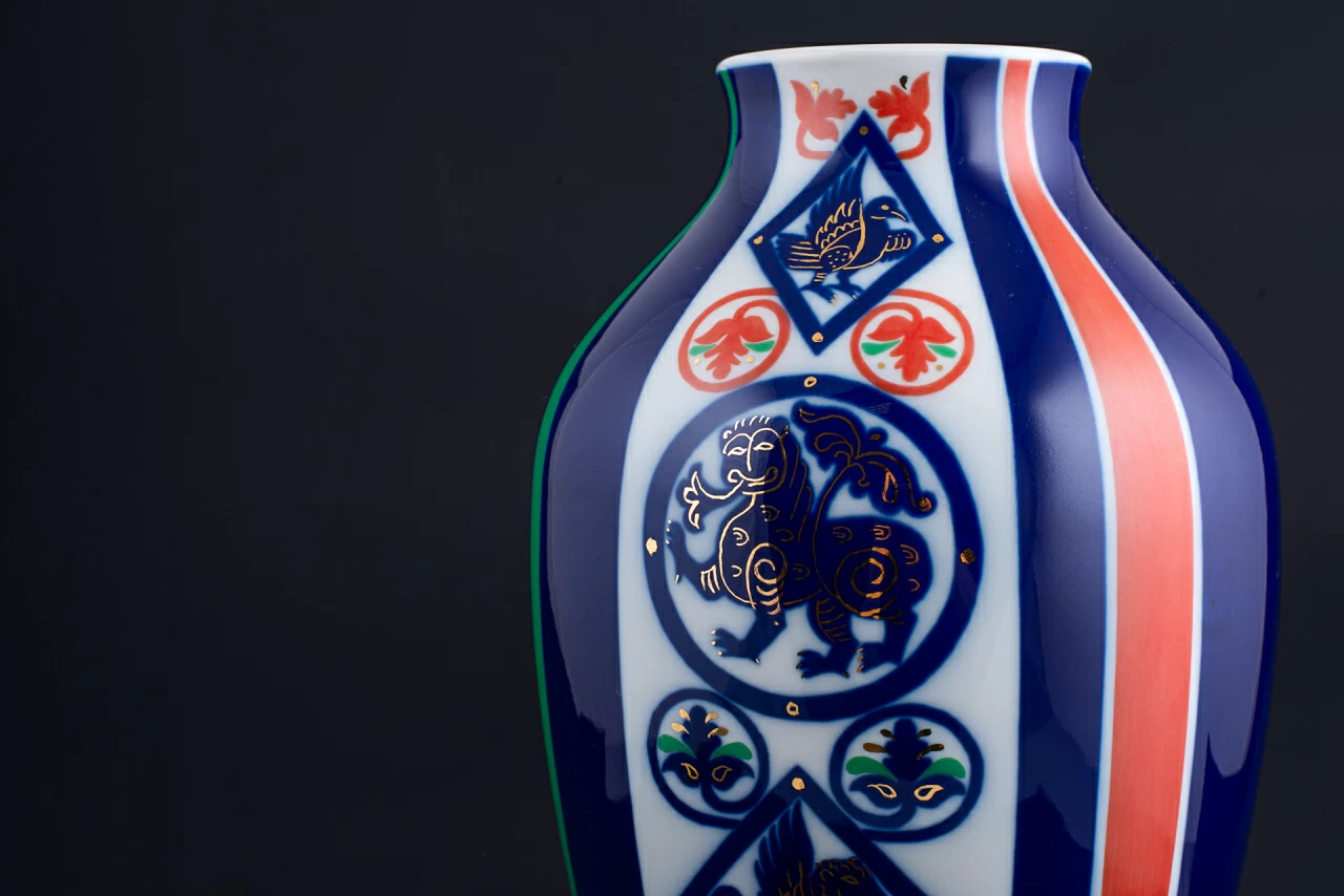 Ваза Русский Стиль на форме Ламповая, арт 60.10500.00.1, 