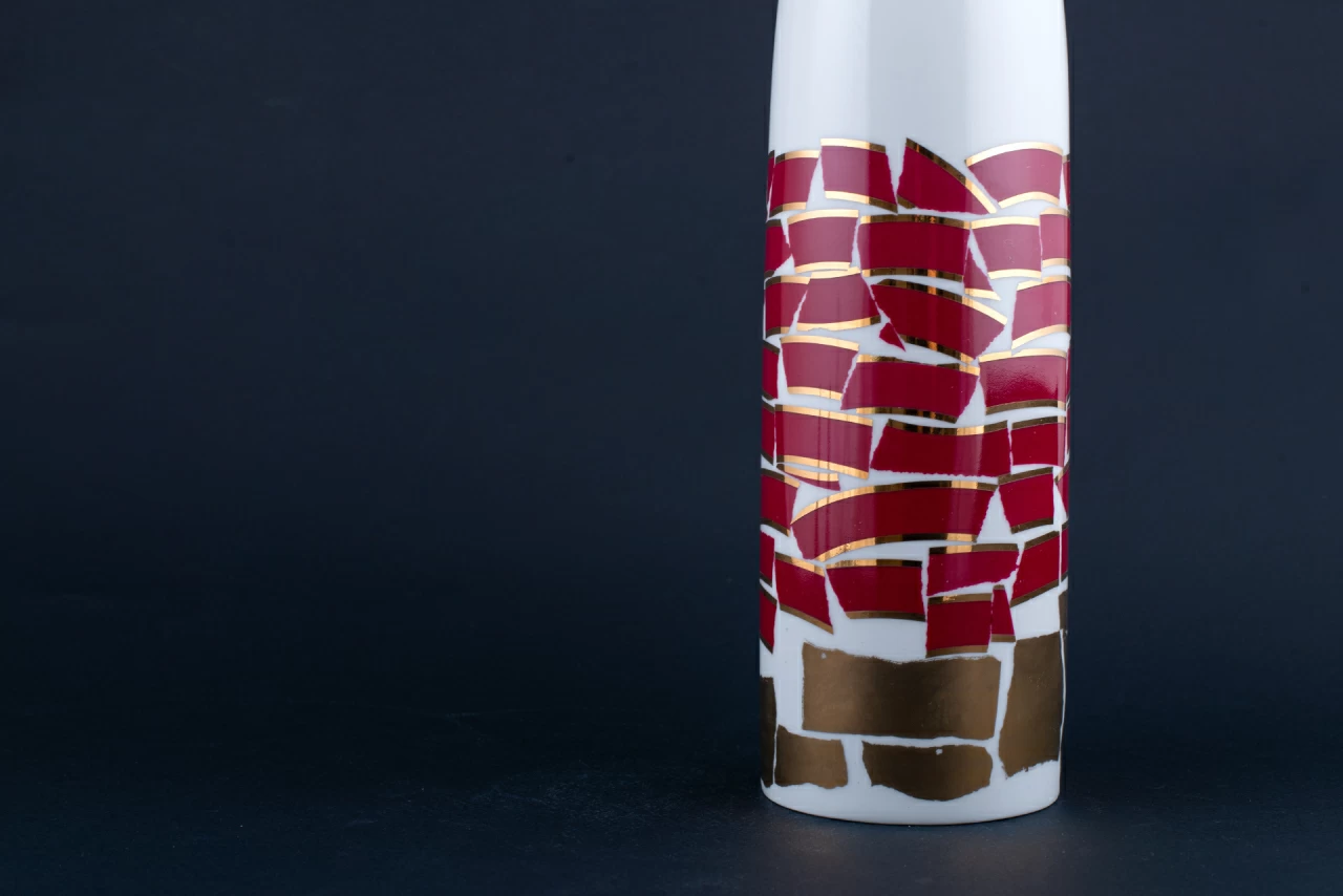 Ваза Пурпур на форме Бутыль, арт 60.15813.00.1, 