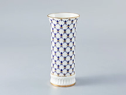 Ваза Вертикаль Кобальтовая сетка арт. 80.61651.00.1