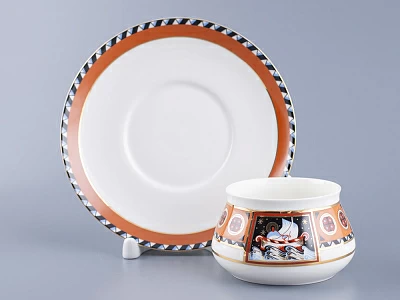 Чашка с блюдцем кофейная 180 мл форма Билибина рисунок Василиса арт. 81.16131.00.1