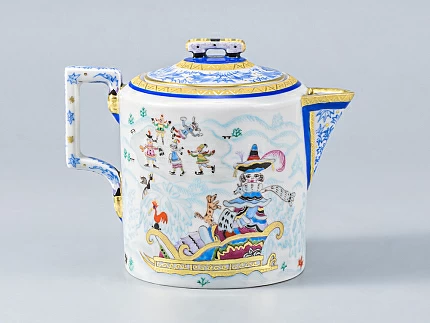 Сервиз чайный Гербовая Зимние забавы, 6 персон 15 предметов, арт. 81.14057.00.1