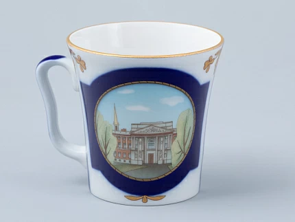 Бокал с блюдцем форма Ленинградский рисунок Прадеду правнук арт. 81.31478.00.1 Бокал с блюдцем форма Ленинградский рисунок Прадеду правнук арт. 81.31478.00.1