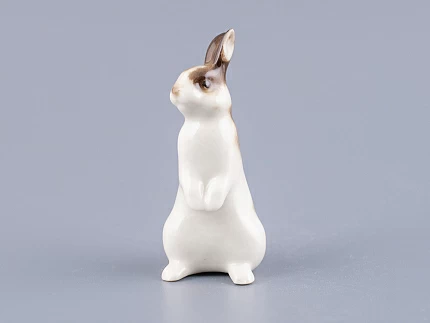 Скульптура Кролик пуша серый арт. 82.69038.00.1