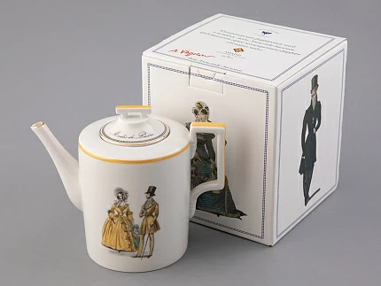 Подарочный набор заварочный форма Гербовая рисунок Modes de Paris (желтый) арт. 81.26407.00.1 Подарочный набор заварочный форма Гербовая рисунок Modes de Paris (желтый) арт. 81.26407.00.1