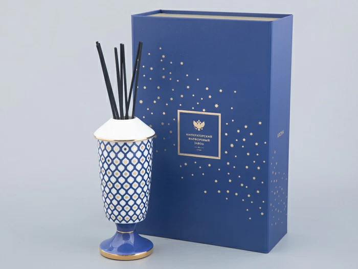 Подарочный Набор Аромадиффузор Индиго 1 аромат Ваниль Пачули арт. 81.32066.00.1, 