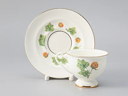 Сервиз чайный форма Айседора рисунок Цветы и ягоды, 6 персон 14 предметов, арт. 81.27538.00.1