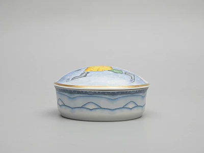 Туалетная коробочка форма Круглая рисунок Зима. Хоккей арт. 81.31061.00.1