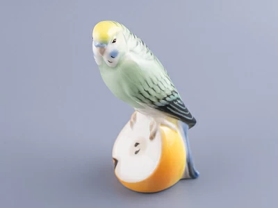 Скульптура форма Волнистый попугайчик рисунок Кеша арт. 82.77224.00.1