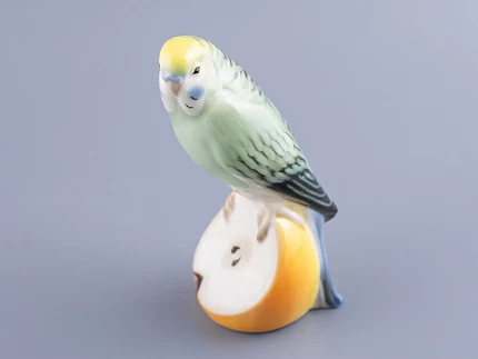 Скульптура форма Волнистый попугайчик рисунок Кеша арт. 82.77224.00.1