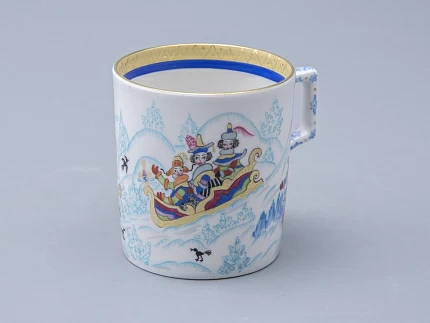 Сервиз чайный форма Гербовая рисунок Зимние забавы, 4 персоны 10 предметов арт. 81.20899.00.1 Сервиз чайный форма Гербовая рисунок Зимние забавы, 4 персоны 10 предметов арт. 81.20899.00.1