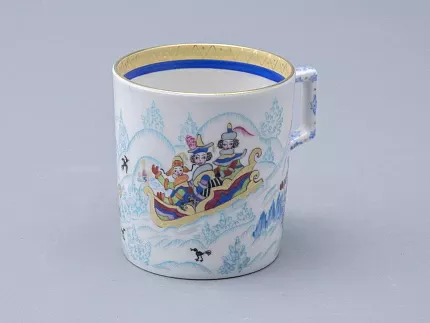 Сервиз чайный форма Гербовая рисунок Зимние забавы, 4 персоны 10 предметов арт. 81.20899.00.1