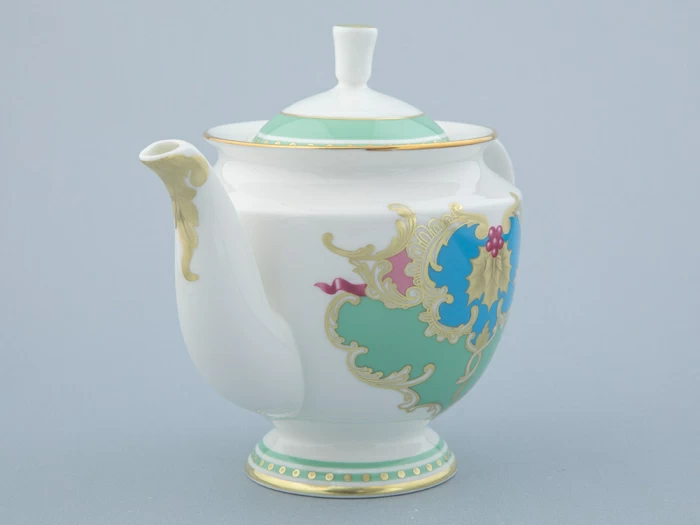 Сервиз чайный форма Айседора рисунок Аквамарин 6 персон 14 предметов арт. 81.30906.00.1,  Сервиз чайный форма Айседора рисунок Аквамарин 6 персон 14 предметов арт. 81.30906.00.1,