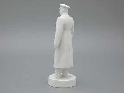 Скульптура Генералиссимус Сталин И.В., в подарочной упаковке, Белый бисквит, арт. 81.33452.00.1