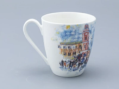 Бокал форма Вариации 450 мл рисунок Шпильки на Невском, арт 80.01242.00.1