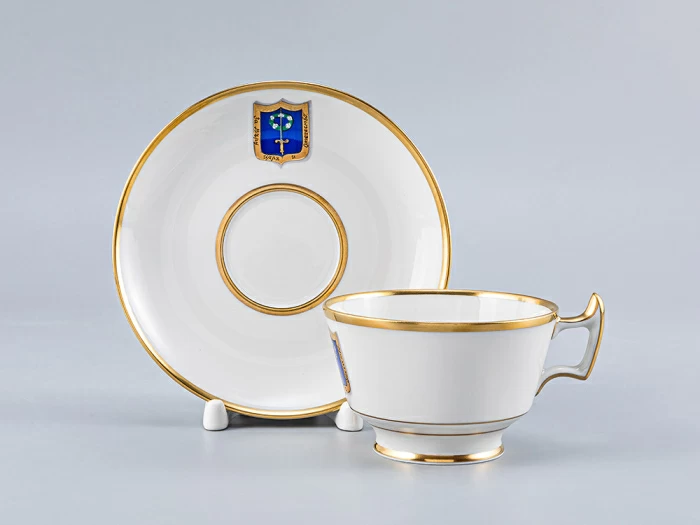 Чашка с блюдцем чайная 240 мл форма Александрия рисунок Коттеджный арт. 81.15359.00.1,  Чашка с блюдцем чайная 240 мл форма Александрия рисунок Коттеджный арт. 81.15359.00.1,