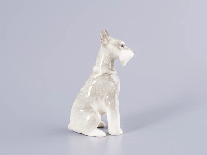 Скульптура Цвергшнауцер сидящий Нора арт. 82.82962.00.1, 