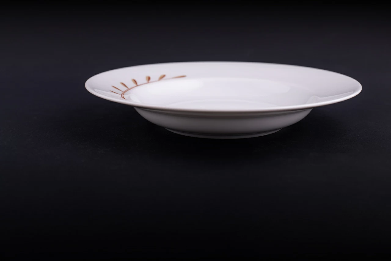 Тарелка глубокая 225 мм Сентябрь на форме Европейская, арт 70.02000.00.1,  Тарелка глубокая 225 мм Сентябрь на форме Европейская, арт 70.02000.00.1,