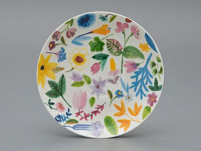 Чашка с блюдцем чайная форма Купольная рисунок Primavera, арт. 81.34274.00.1 Чашка с блюдцем чайная форма Купольная рисунок Primavera, арт. 81.34274.00.1