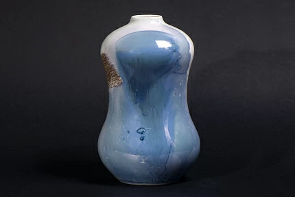 Ваза Атмосферные явления на форме Тыква арт 60.15875.00.1 Ваза Атмосферные явления на форме Тыква арт 60.15875.00.1