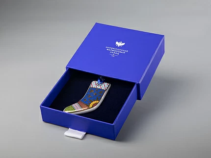 Подарочный набор Елочная игрушка Носочек Колядки арт. 81.31013.00.1 Подарочный набор Елочная игрушка Носочек Колядки арт. 81.31013.00.1