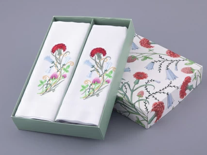 Набор салфеток 45х45 сервировочных с вышивкой Сад Алисы арт 41.00308.01, 