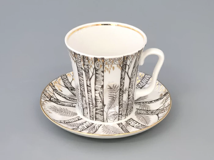 Бокал с блюдцем форма Ленинградский рисунок Половодье 360 мл арт. 81.11008.00.1, 