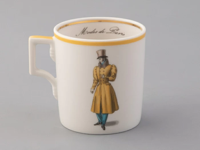 Подарочный набор чайный форма Гербовая рисунок Modes de Paris (желтый) арт. 81.25660.00.1, 