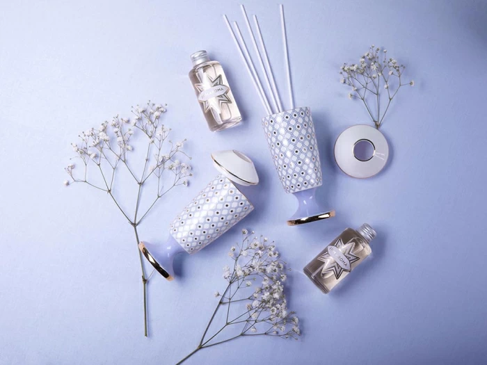 Подарочный Набор Аромадиффузор рисунок Азур 1 аромат Ванильная дымка, арт. 81.30069.00.1, 