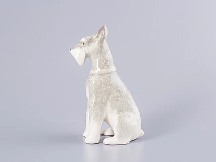Скульптура Цвергшнауцер сидящий Нора арт. 82.82962.00.1