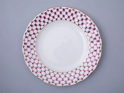 Тарелка мелкая 180 мм Тюльпан Сетка-Блюз 2 арт. 80.86207.00.1